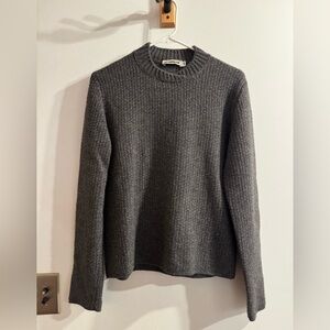 Jil Sander Gray Crew Neck Sweater